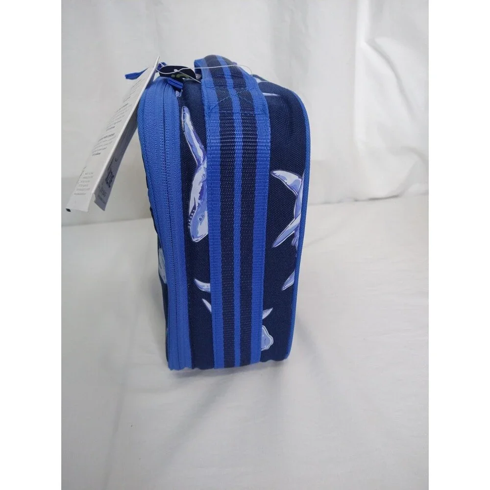 New with Tag Pottery Barn Kids Mackenzie Lunch Box Shark Blue
